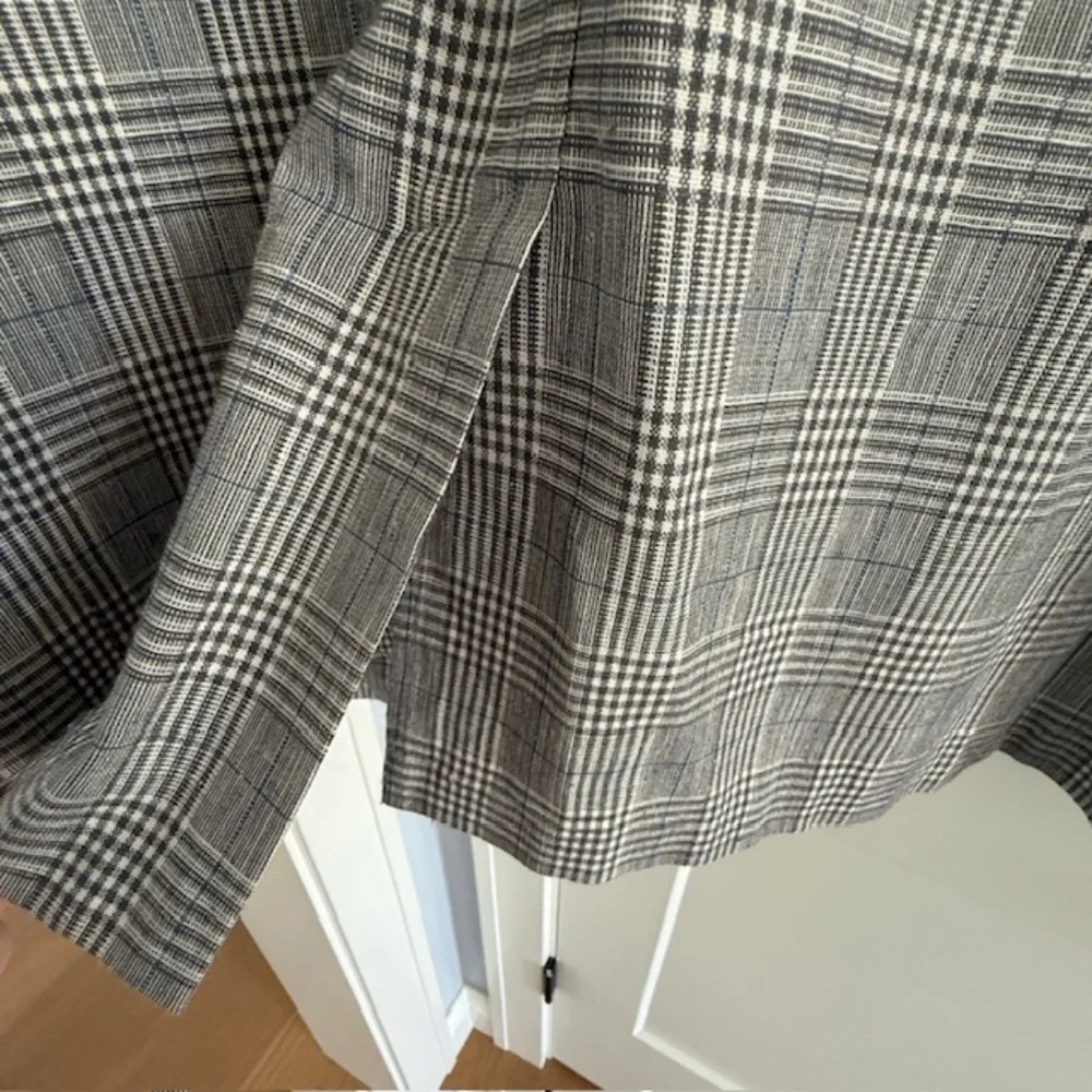 Ted Baker Endurance Blazer Men Gray Brown Blue Plaid Sport Suit Blazer US 46R